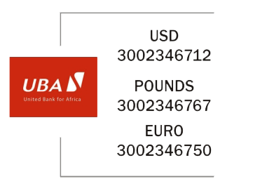 UBA Plc (Domiciliary) - USD 3002346712 POUNDS 3002346767 EURO 3002346750