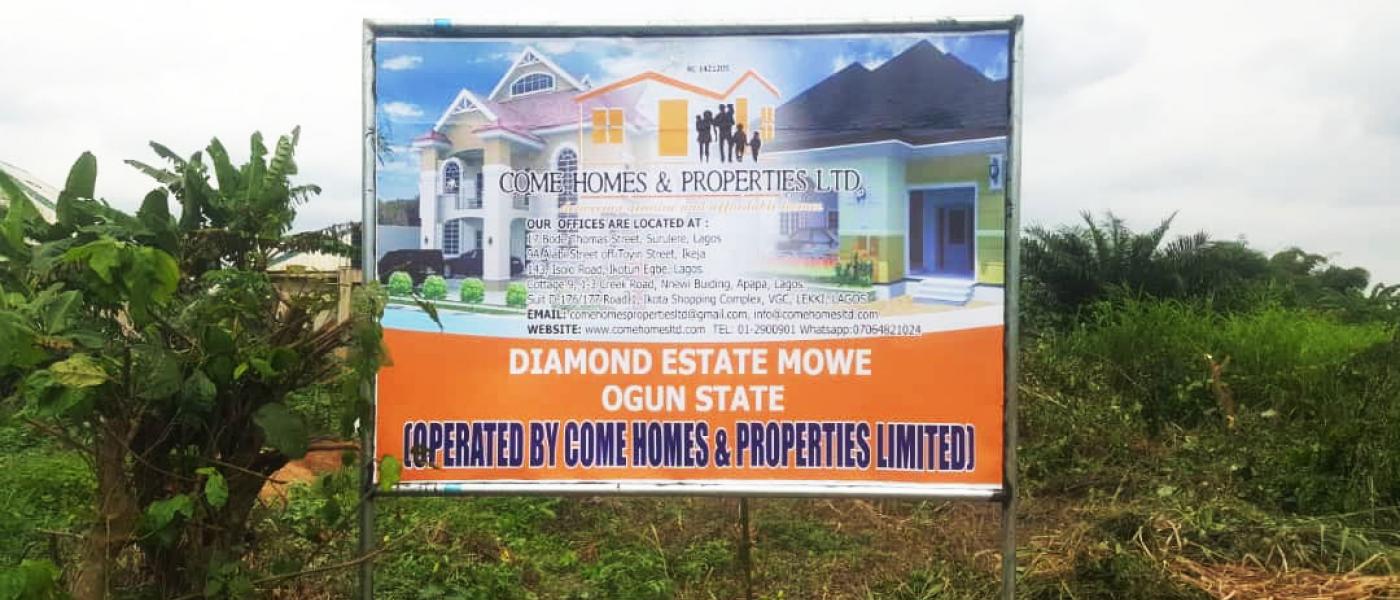 Diamond Estate, Mowe, Ogun, Nigeria