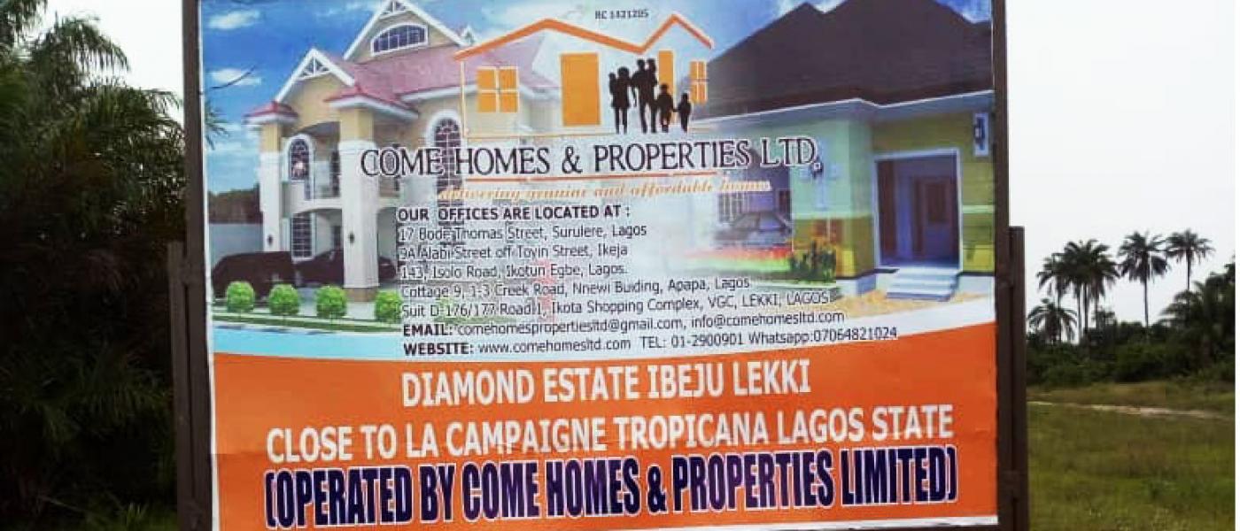 Diamond Estate, Lekki Free Trade Zone, Ibeju Lekki, Lagos (Promo Price Offer)