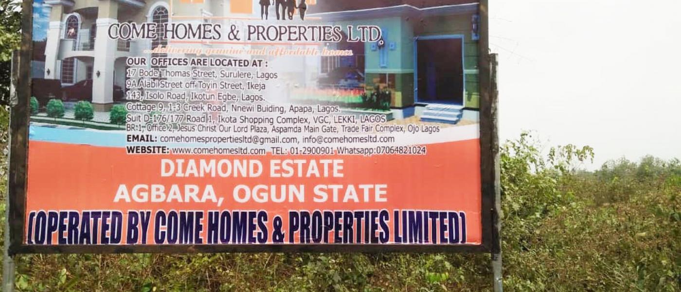 Diamond Estate, Agbara, Ogun state